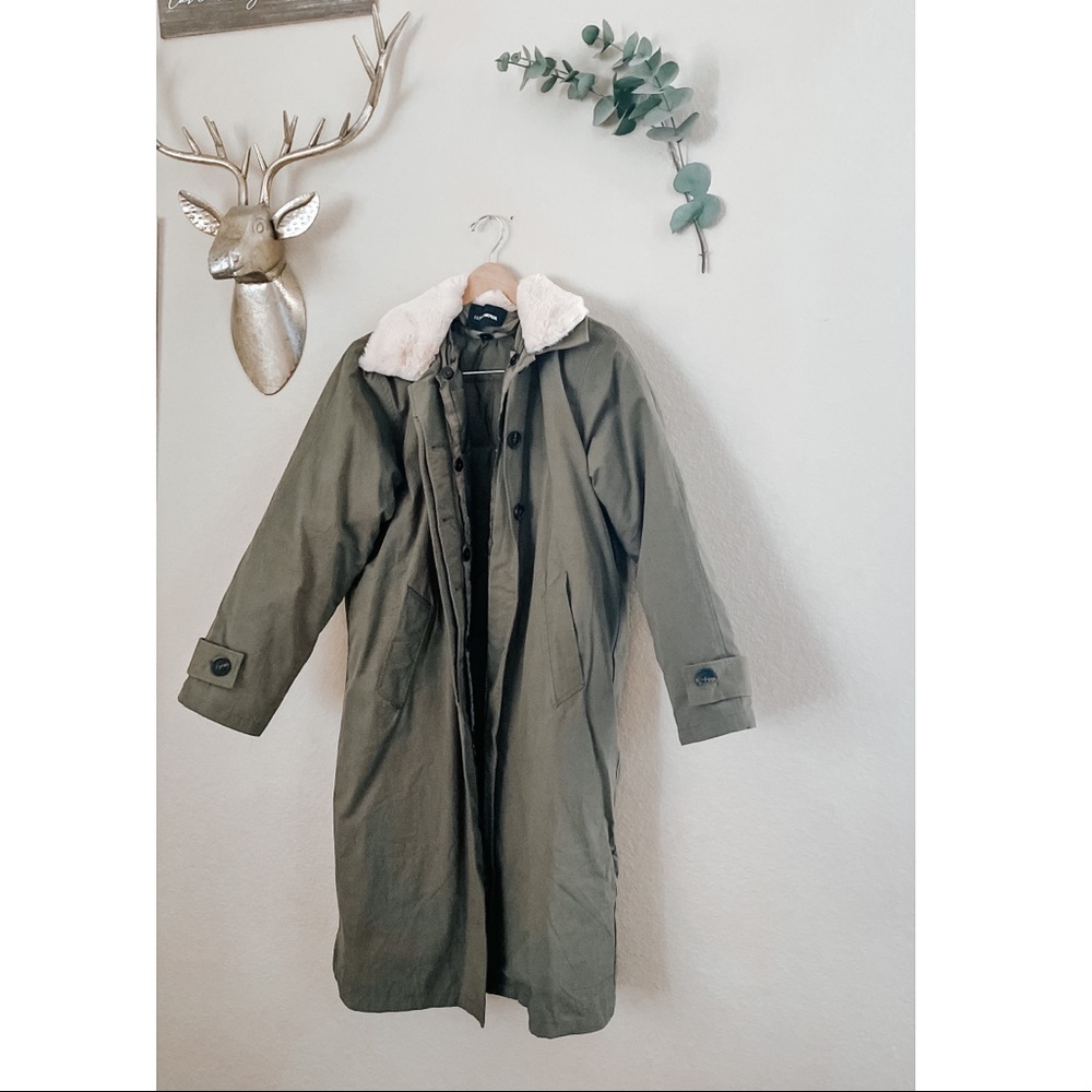 Olive green jacket